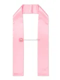 Pembe mezuniyet atkısı Model 3 (düz uçlu) – düz serim