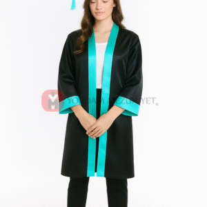 Lise Turkuaz Mezuniyet Kep Cübbe