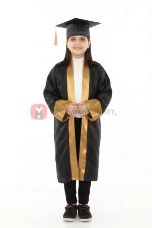 ilkokul gold mezuniyet cübbesi