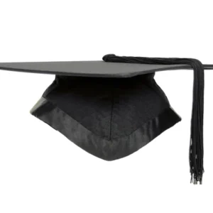 Fitted University Mortarboard Graduation Cap